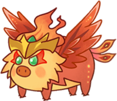 Red Phoenix Pig
