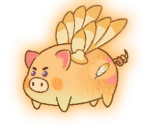 หมูออร่าปีกทอง (ตัวเมีย)